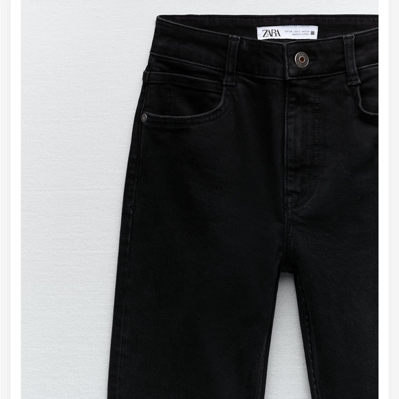Zara High Rise Flare Jeans - Picture 8 of 12